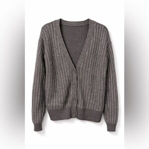 INC International Concepts Charcoal Cardigan